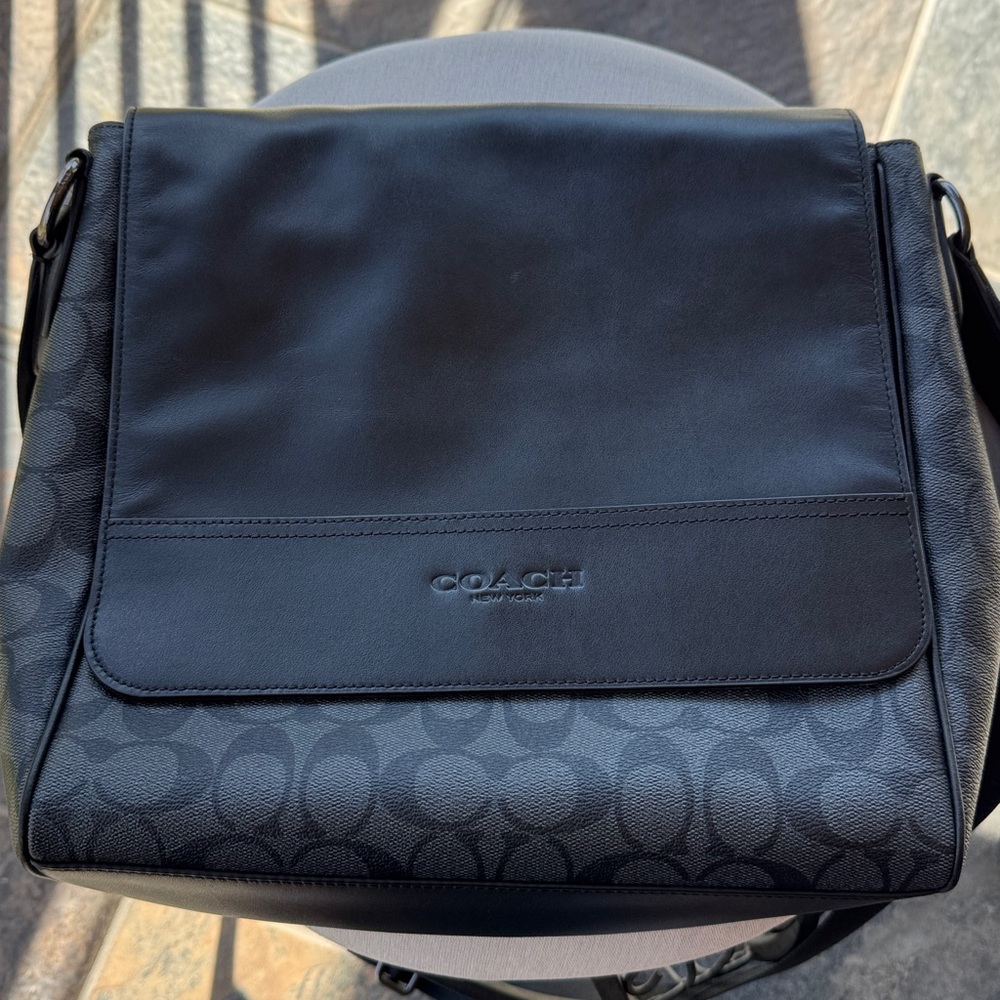 Coach Houston Map Bag - like new!!